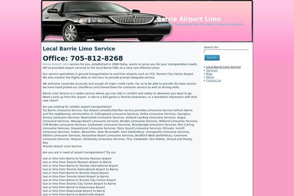 barrieairportlimo.com site used Newmarket