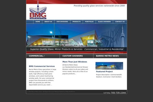 barriemetroglass.com site used Bmg