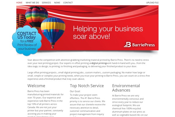 barriepress.com site used Barriepress