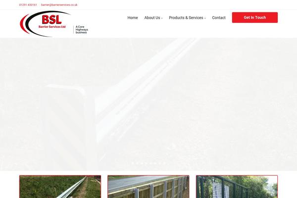 barrierservices.co.uk site used LeadEngine