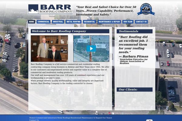 barroofing.com site used Barr