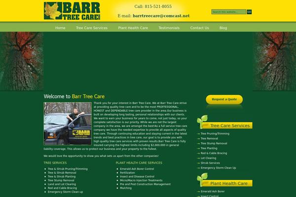 barrtreecare.com site used Treebeard