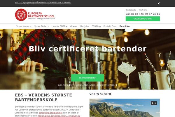 bartenderskolen.dk site used Ebs-v2