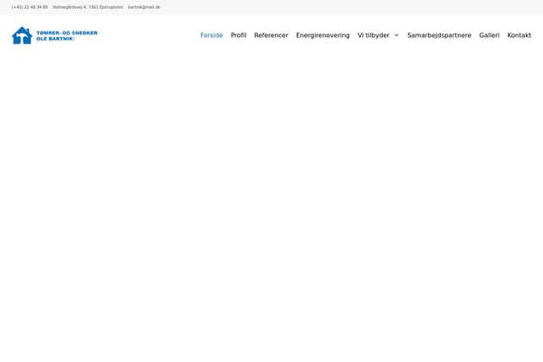 WordPress website example screenshot