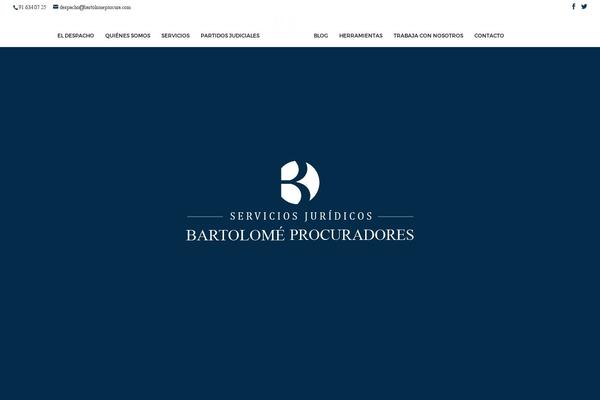 bartolomeprocuradores.com site used Bartolome_procuradores