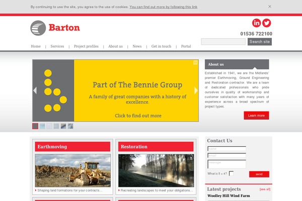 Barton theme site design template sample