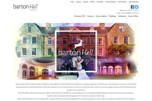 bartonhall.com site used Barton-hall