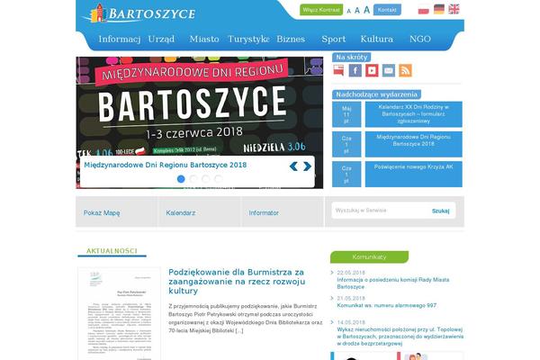 bartoszyce.pl site used Wp-bartoszyce