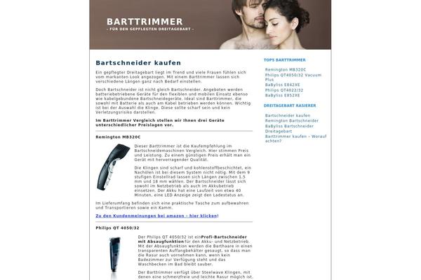 barttrimmer.net site used Barttrimmer