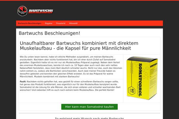 bartwuchs.eu site used Flatly