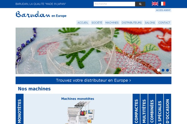 barudan.fr site used Barudan