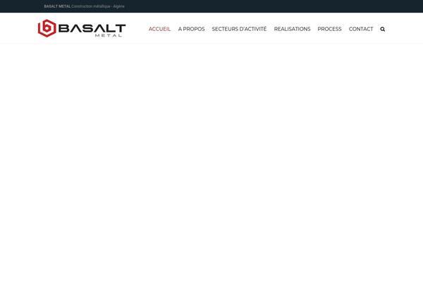 basaltmetal.com site used Basaltheme