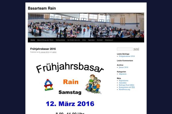 WordPress website example screenshot