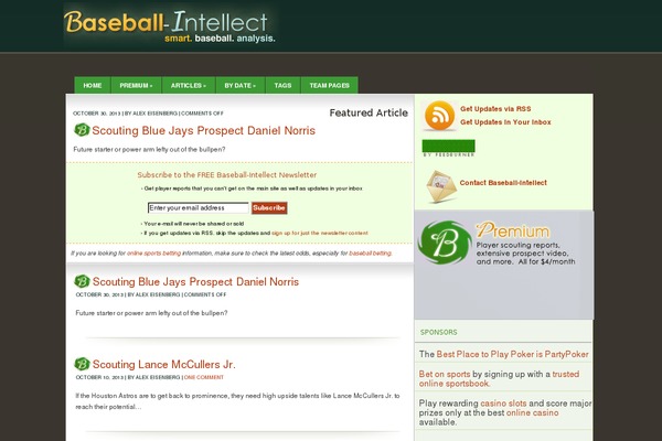 WordPress website example screenshot
