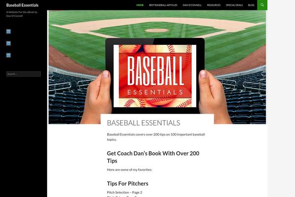 Twenty Fourteen theme site design template sample