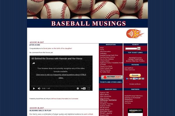 baseballmusings.com site used Bmnew