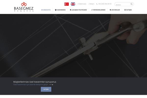 Porto theme site design template sample