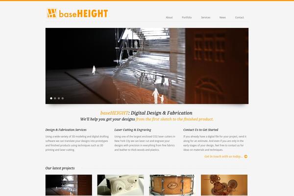 baseheight.com site used Minimalisto