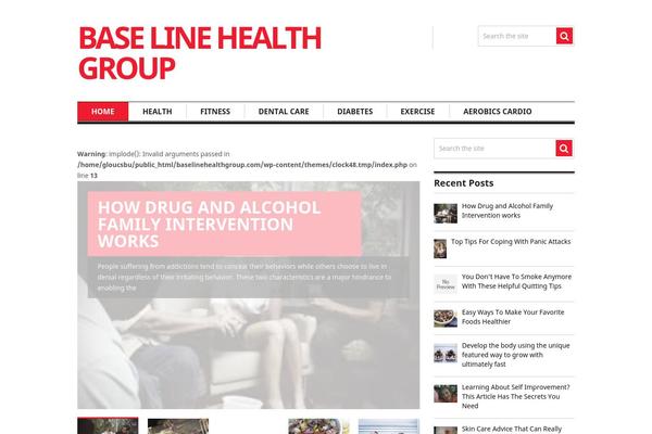 baselinehealthgroup.com site used Clock48.tmp