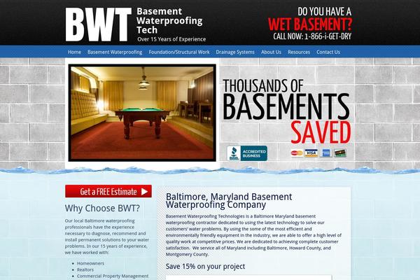 WordPress website example screenshot