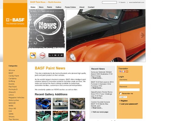 basf WordPress theme, websites list used basf theme basf theme websites examples