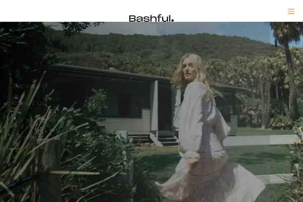 bashful.com.au site used Bashful