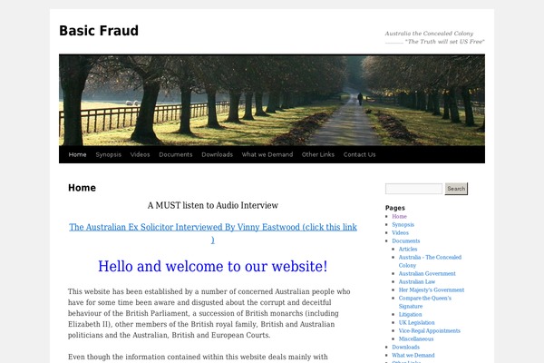 Twenty Ten theme site design template sample