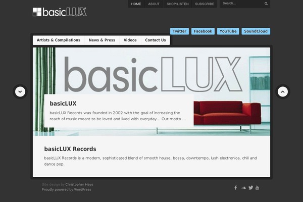 basiclux.net site used Debut