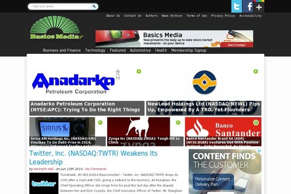 basicsmedia.com site used Problog-single-pro