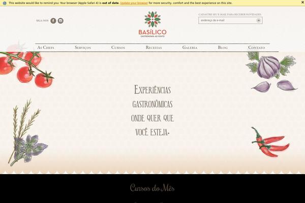 basilicoaoponto.com.br site used Basilico