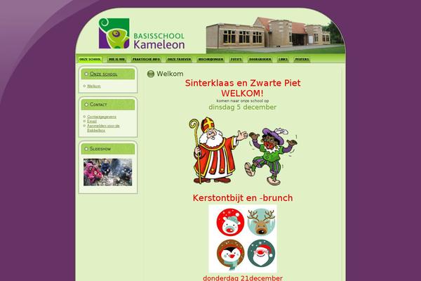 Kameleon theme site design template sample