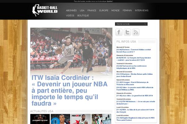 basket-ballworld.fr site used Resportsive