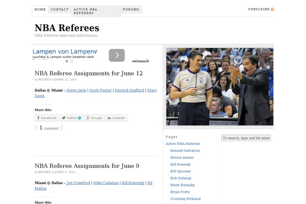 WordPress website example screenshot