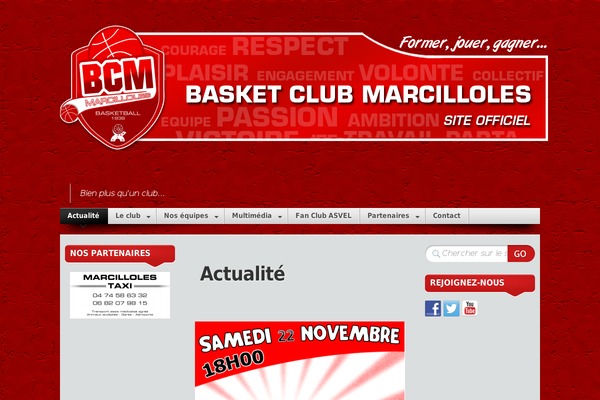 basketclubmarcilloles.fr site used Mystique