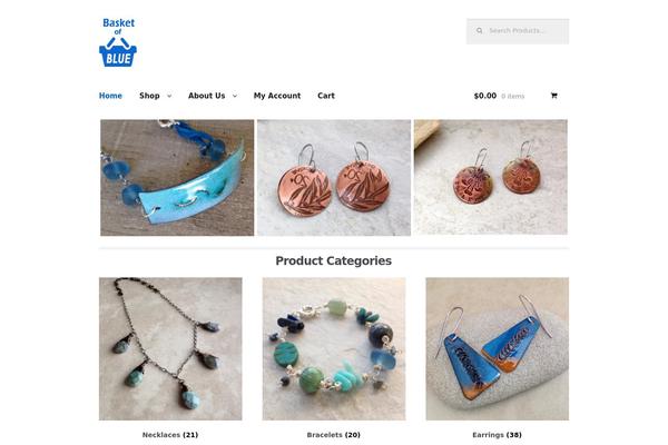 basketofblue.com site used Storefront