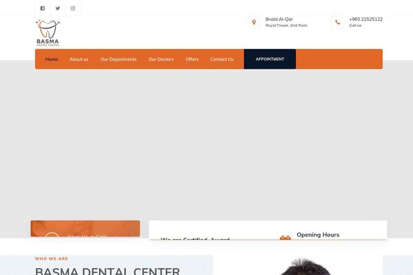 Dentiq theme site design template sample
