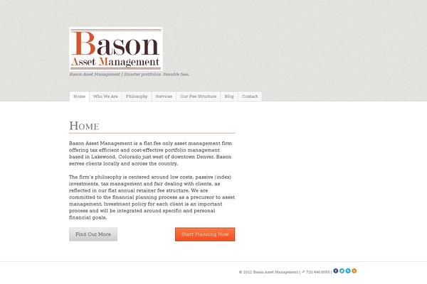 basonasset.com site used Thematic