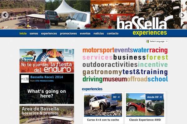 bassella.com site used Experiences