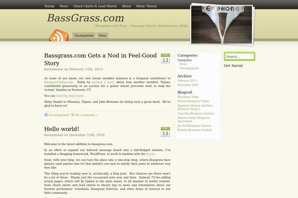 Amazing Grace theme site design template sample