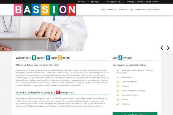 chiro2 theme websites examples