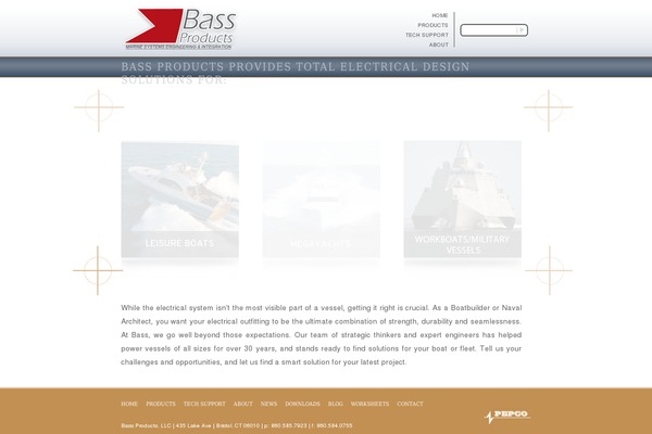 bassproducts.com site used Bass_systems