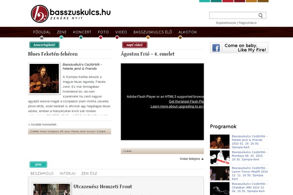 basszuskulcs.hu site used Basszuskulcs.hu