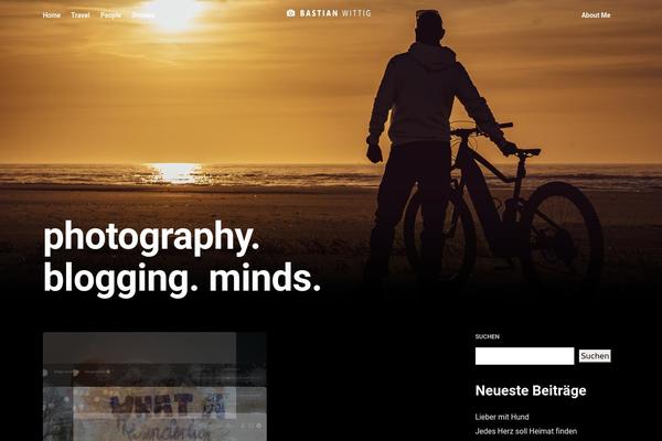 Photography theme site design template sample