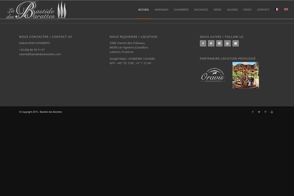 Enfold theme site design template sample