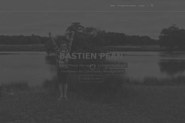 bastienpean.com site used Salient8