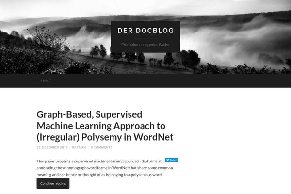 WordPress website example screenshot