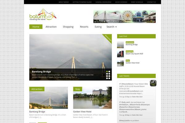 WordPress website example screenshot