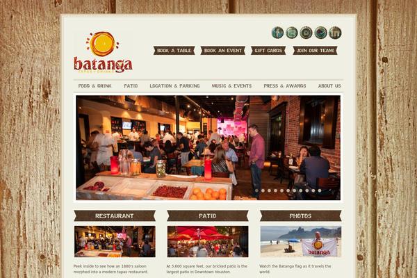 batangahouston.com site used Batanga