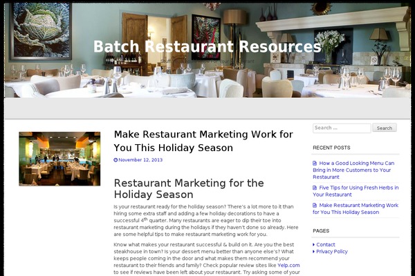 batchrestaurant.com site used Simvance