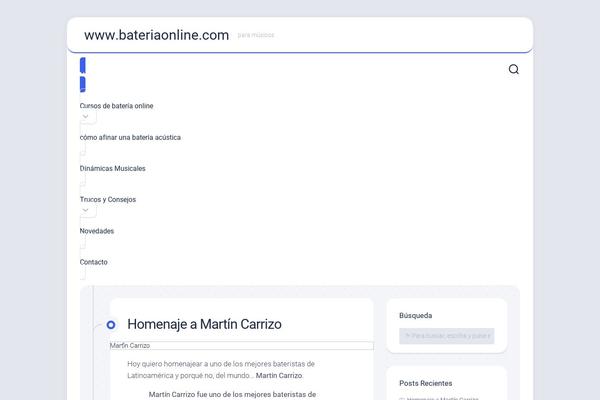 bateriaonline.com site used Blogstream
